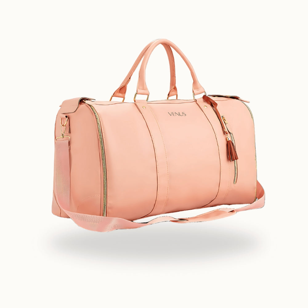 TravelMate – Stylish travel bag with adjustable straps and expandable storage compartment