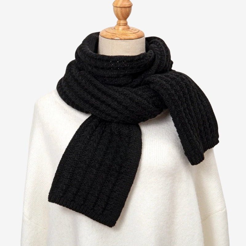 WeaveCore - Scarf with ribbed edges and washable design
