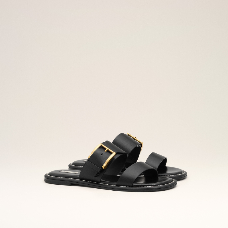 Women’s Buckle Strap Flat Sandals