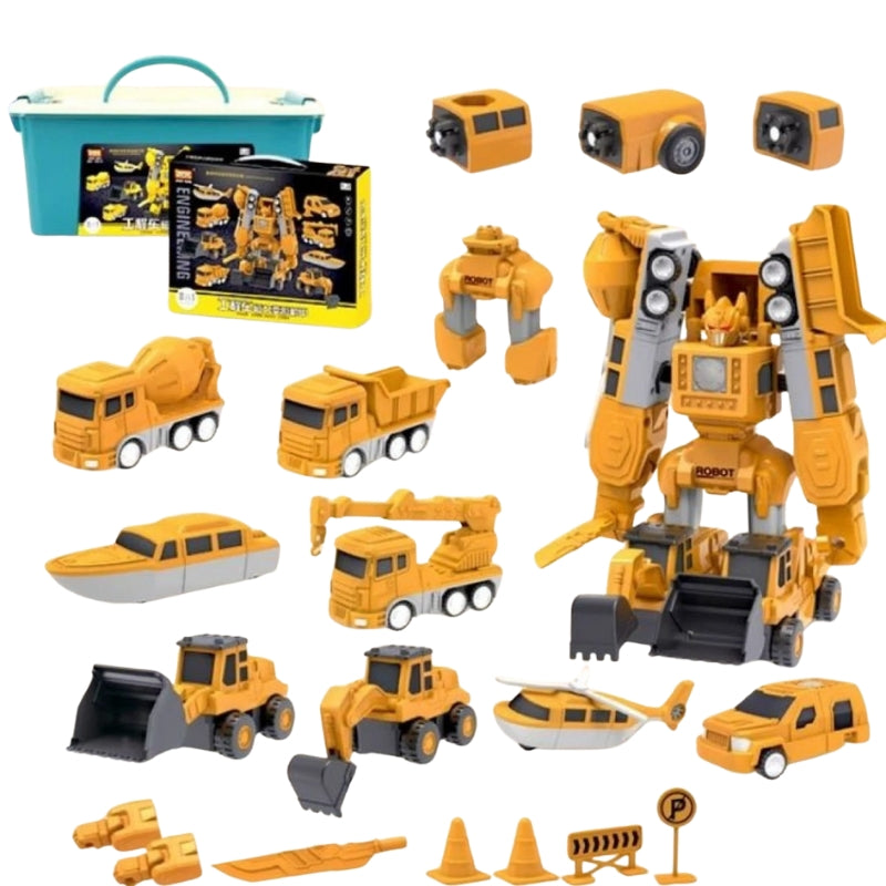 MagnaMix – Magnetický robot na hraní měnící tvary s vyměnitelnými designy vozidel
