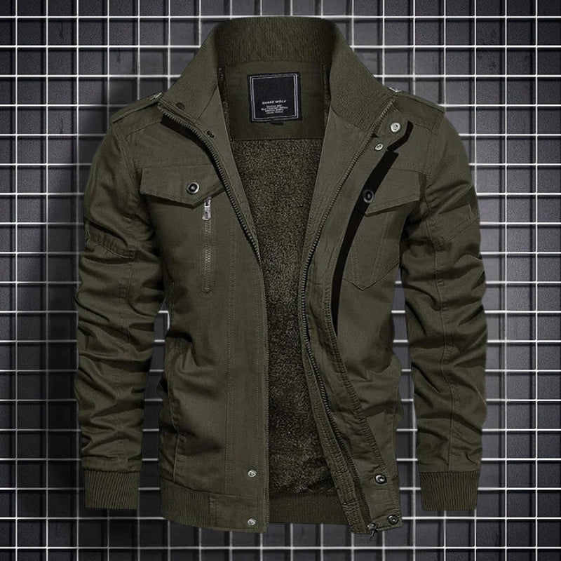 Jenson – Long Sleeve Jacket With Zipper And Pockets