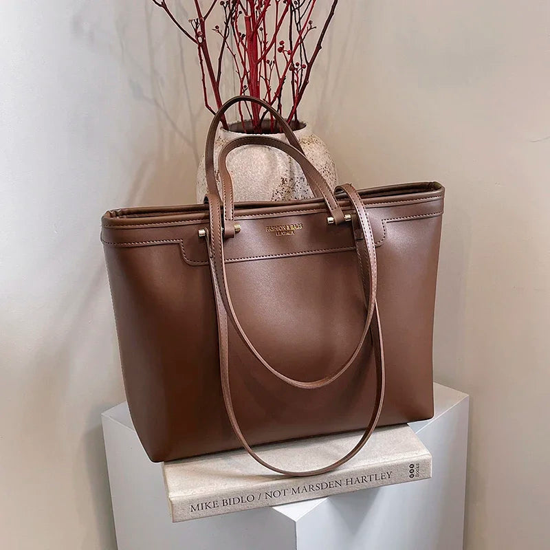 Borsa a Spalla Donna Grande Capacità in Pelle PU