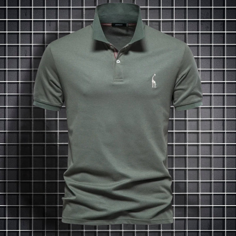 Męska koszulka polo slim fit z krótkim rękawem
