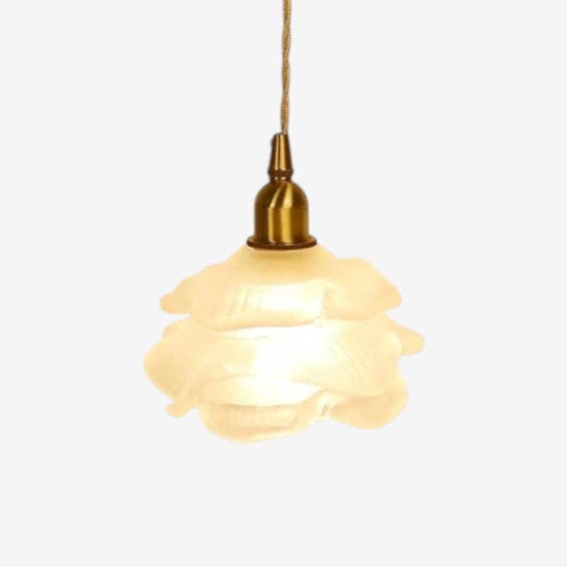 LumaRose – Lampa Wisząca LED sufitowa z Wzorem Inspirowanym Kwiatem