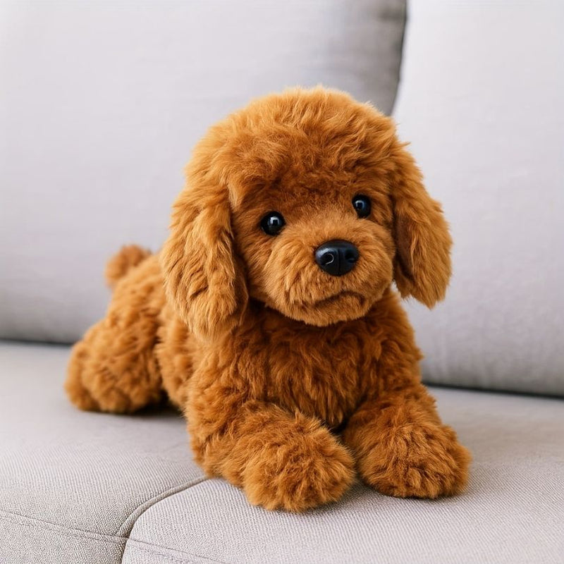 PawBuddy – Giocattolo per cani realistico con design portatile | Facile da maneggiare e spostare | Taglia standard per posizionamento | Dimensione 40 cm | Marrone