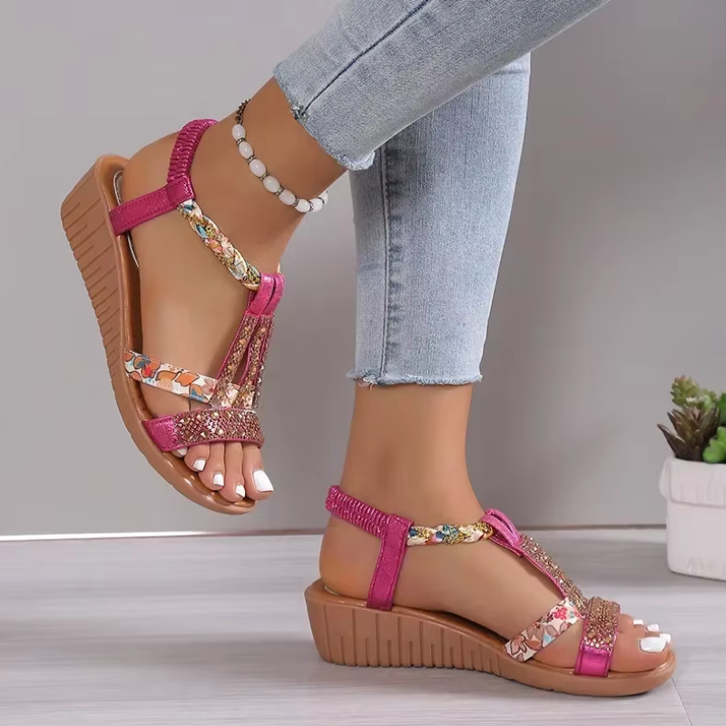 Women’s Open Toe Wedge Heel Sandals