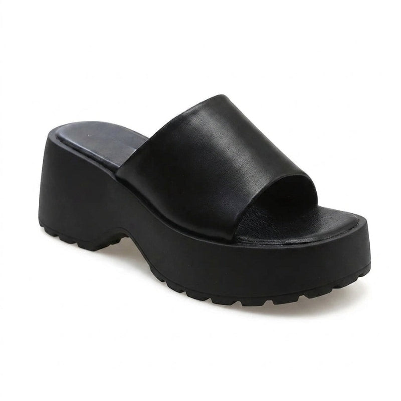 Women's Wedge Heel Sandals with Open Toe Front