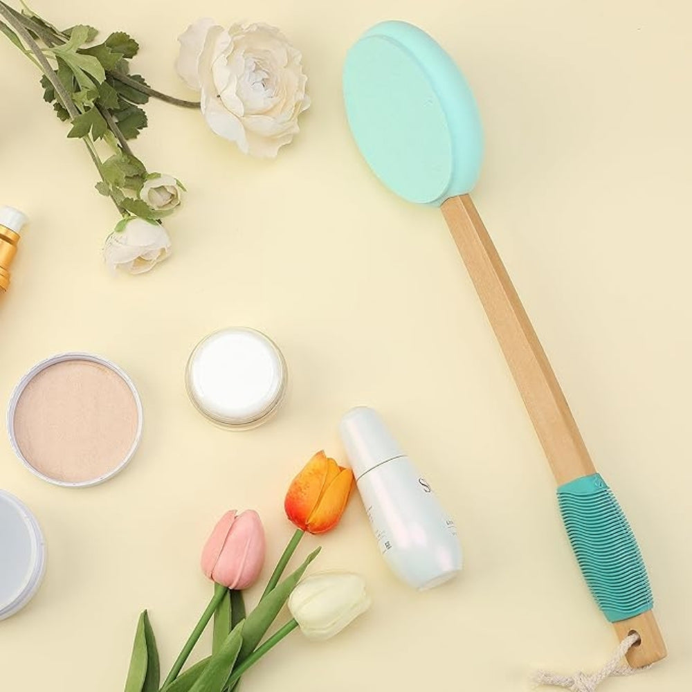 CleanEase – Spugna applicatrice di lozione antiscivolo per facile copertura del corpo