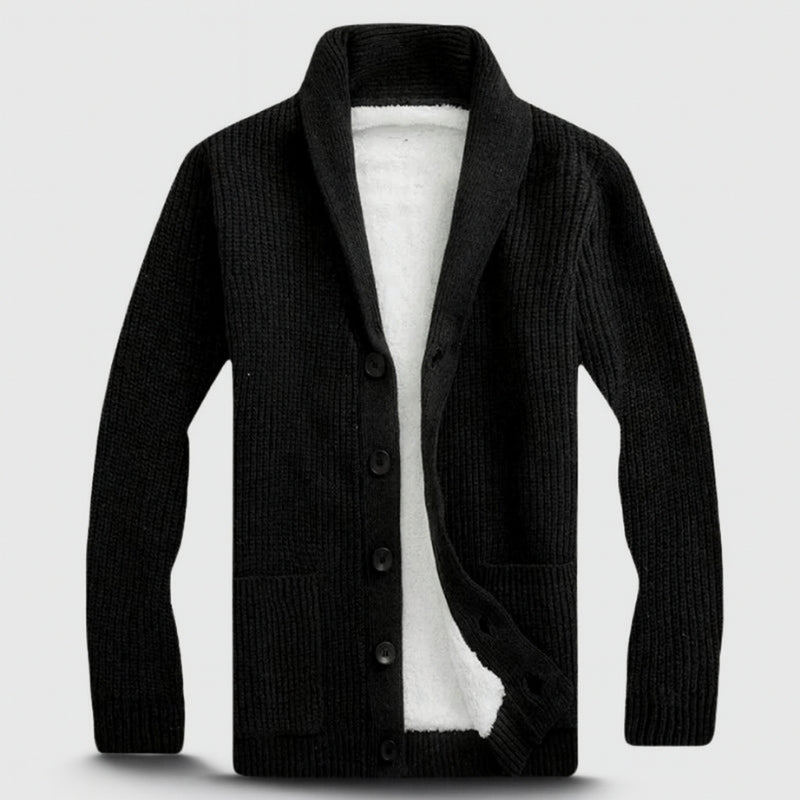 Aiden - Klassiek Vest met Lange Mouwen en Knopen aan de Voorkant