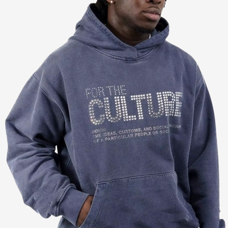 ComfyStreak – Hoodie met Lange Mouwen Voorzakken en Geribde Details