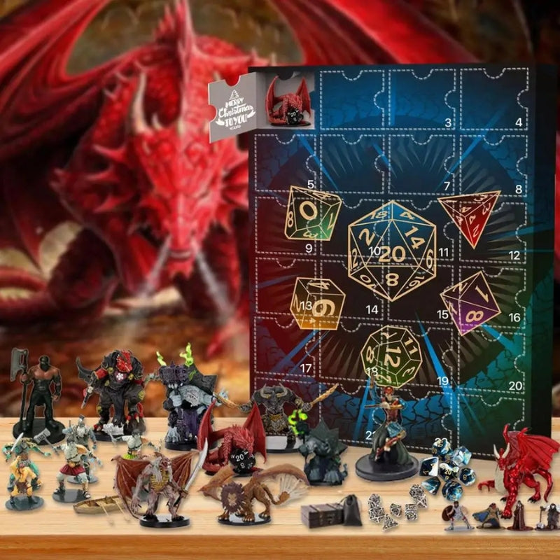 MythQuest – Kalendarz adwentowy z figurkami Dungeons and Dragons na święta