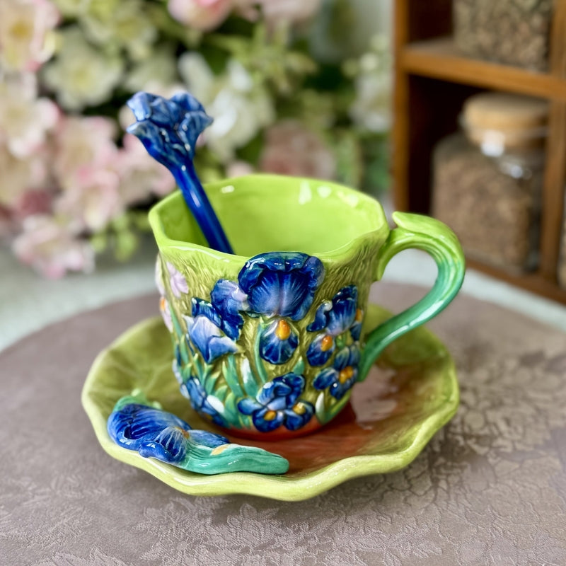 BrewBlossom – Set di tazze da caffè con design ispirato ai fiori