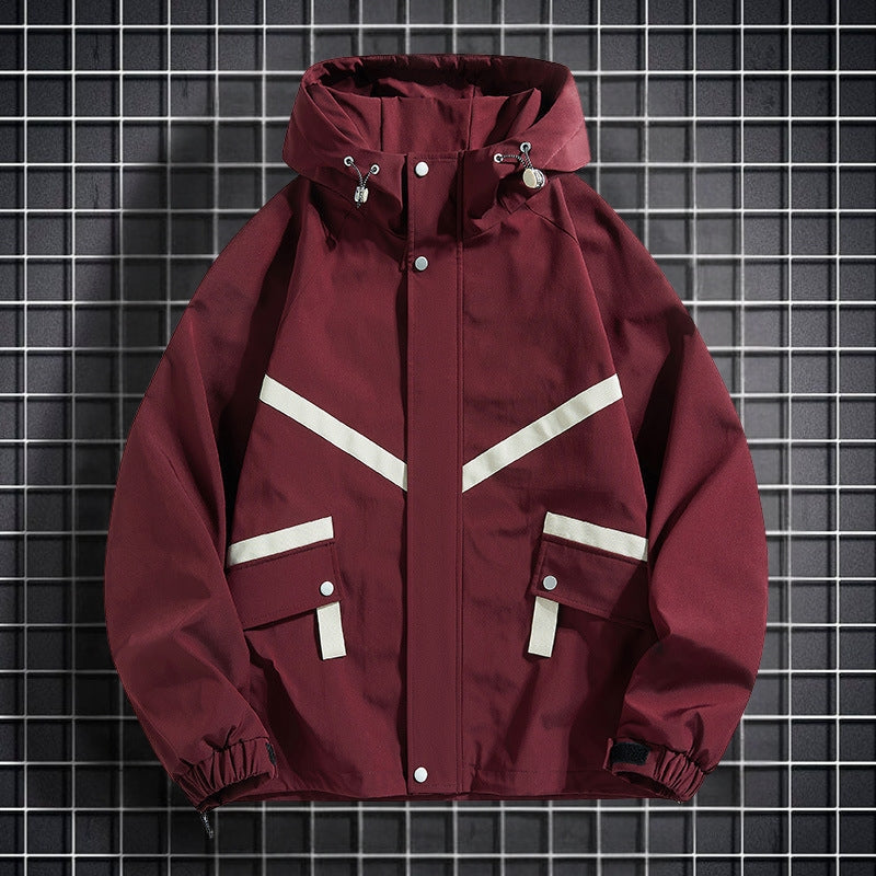 Rafferty – Long Sleeve Hooded Jacket With Pockets And Zipper