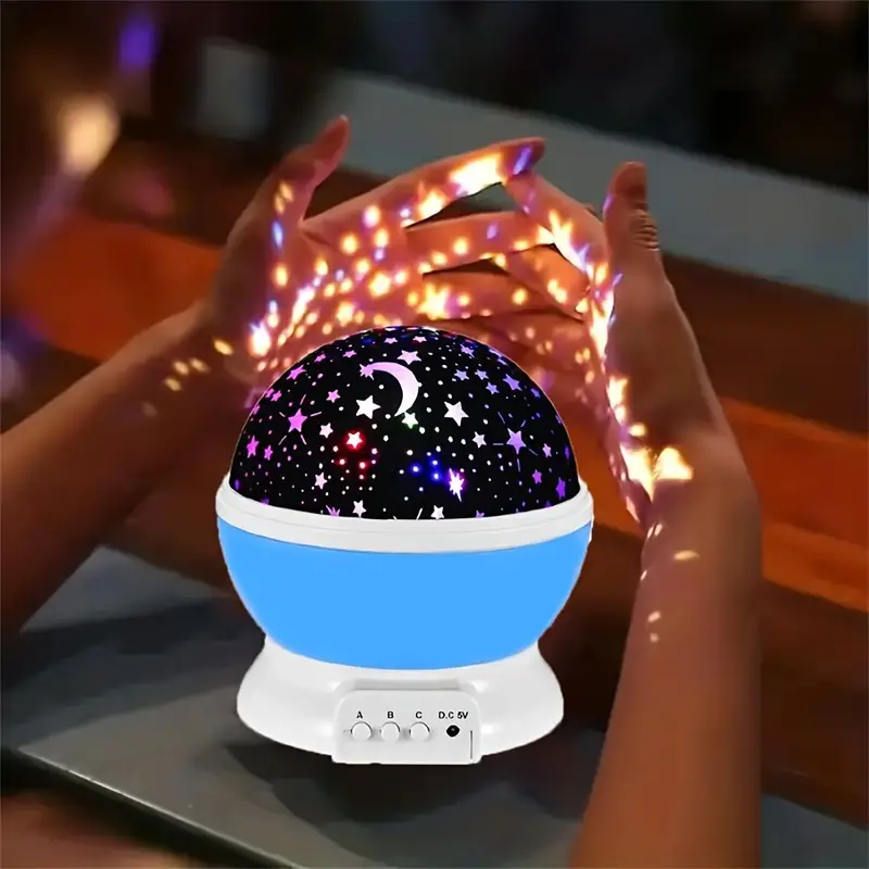 StellaGlow – Star Projector Night Light with Moon and Color-Changing Light