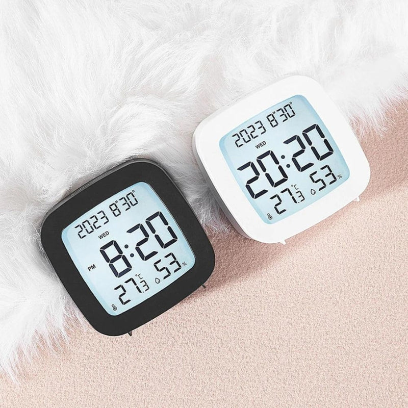 TimeMate - Sveglia LED con Display Digitale e Design Portatile