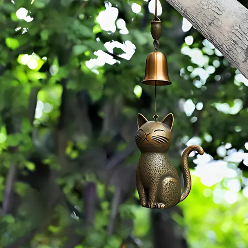 PurrTone – Clopoțel de vânt cu design suspendat și inspirat de pisici