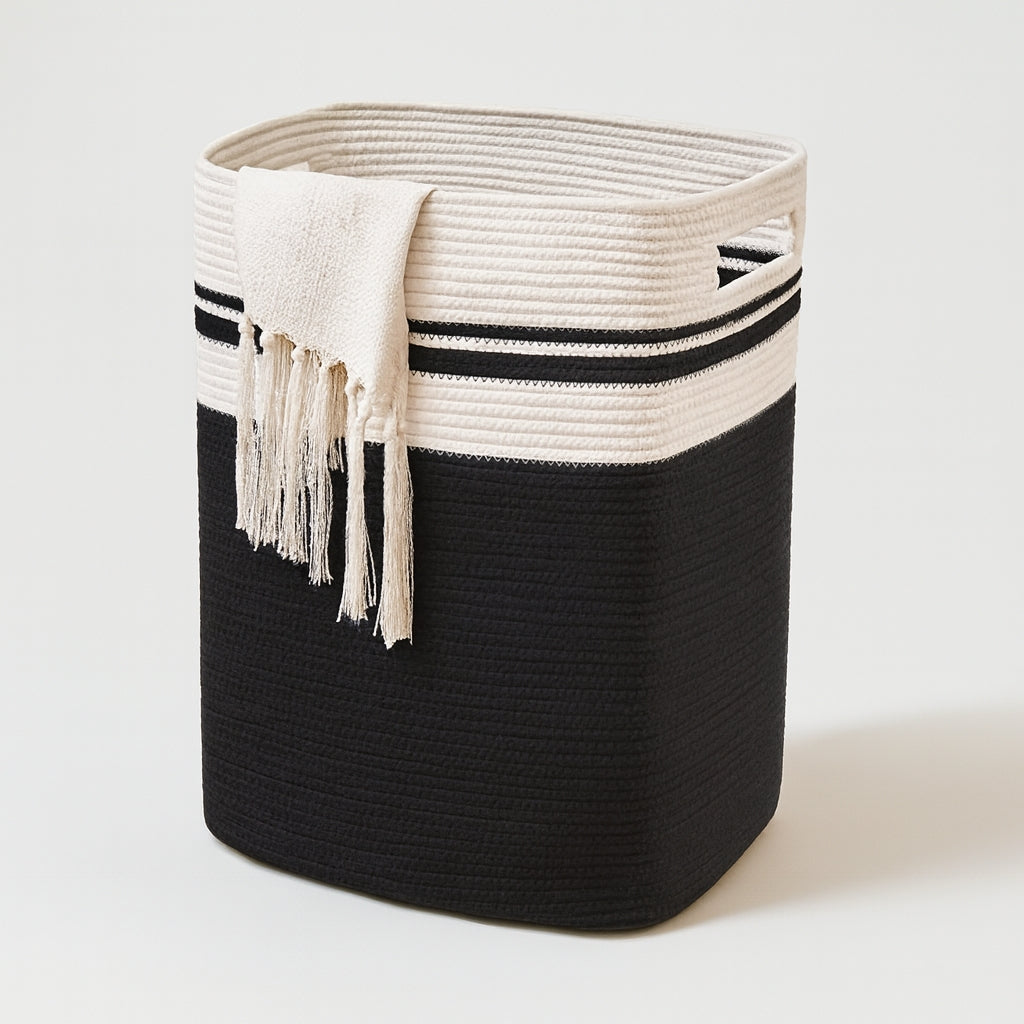 FoldHaven – Cesto Portaoggetti Jumbo con Design Spazioso e Pieghevole