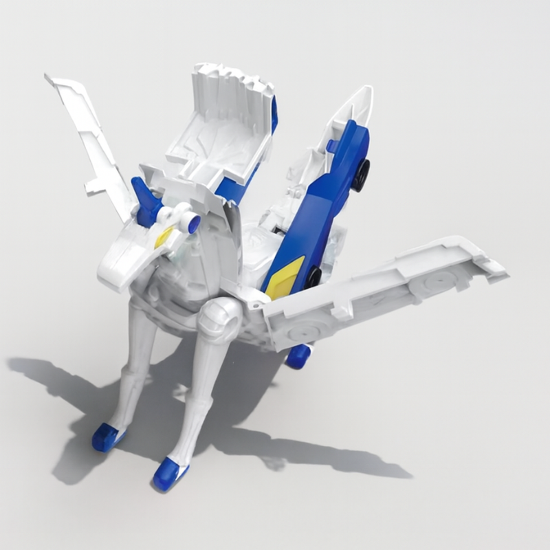 UniCar – Transformeerbare Speelgoedauto naar Eenhoorn met Lichten en Geluiden