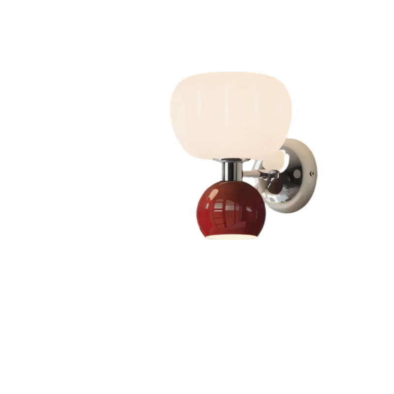 LumeDome - Applique murale LED au design compact avec éclairage d'ambiance
