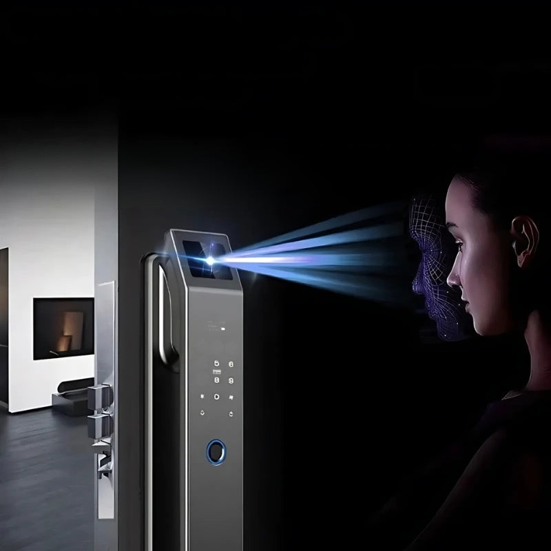 SmartTech - Smart Door Lock with 3D Facial Recognition and Built-in Camera