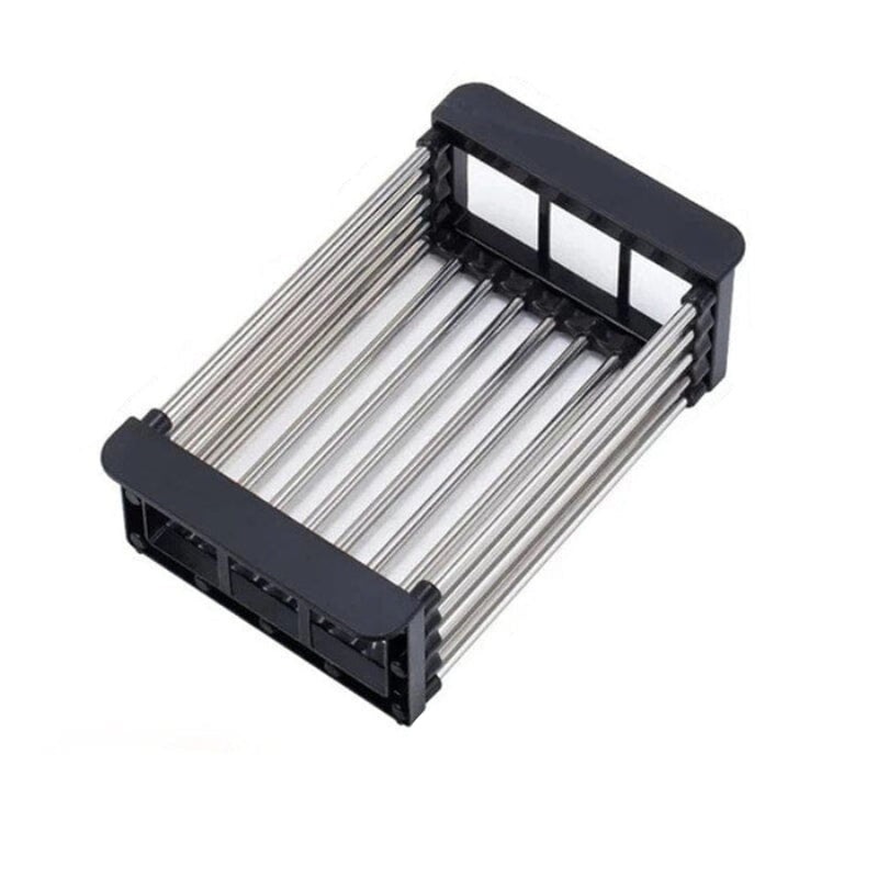 DripNest – Uscător versatil pentru vase cu compartimentare reglabilă și design compact pentru chiuvetă