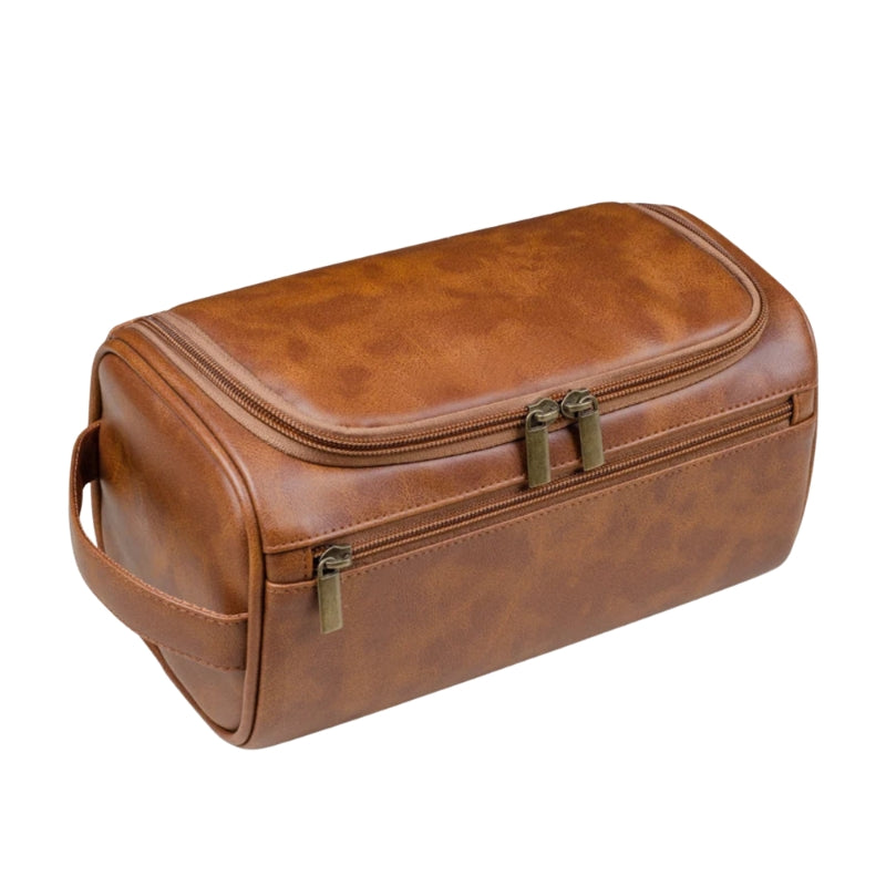 Oliver - Toiletry Bag with Hook and Double Zip Pockets