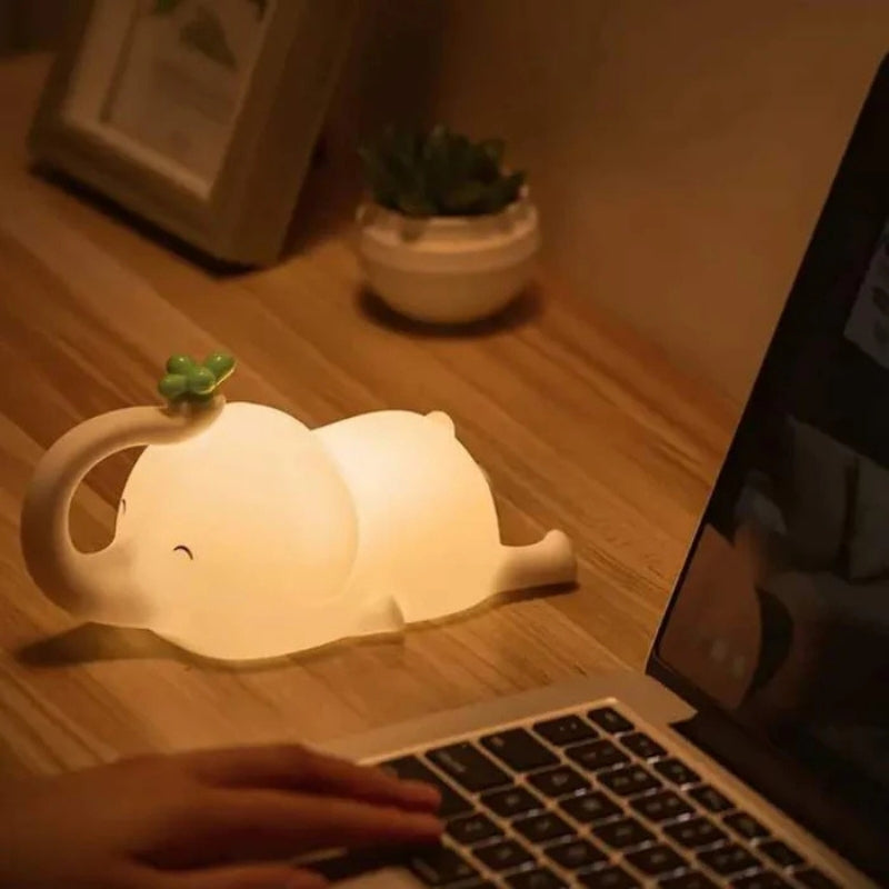 GlowEle – Elephant Night Light Dimmable for Bedroom