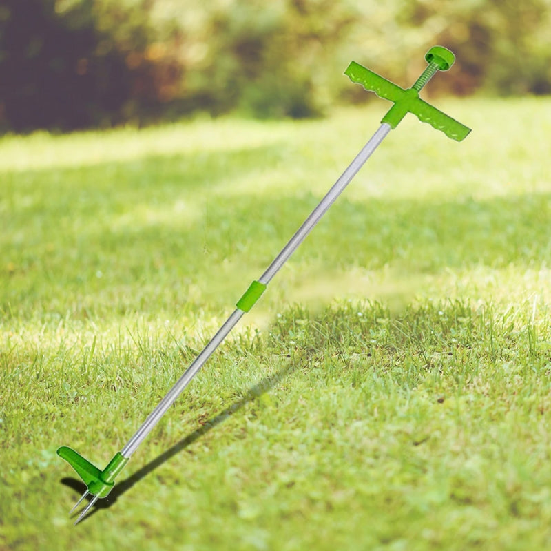 GreenEase – Désherbeur ergonomique avec manche télescopique pour un entretien facile du jardin
