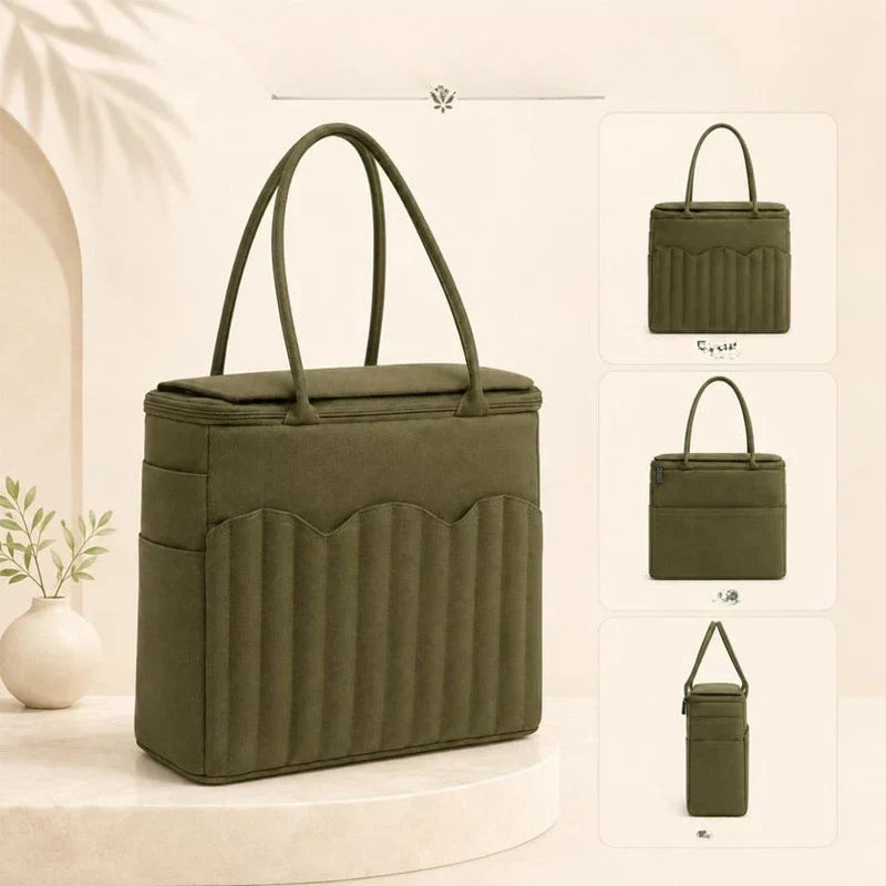 Yarnpath - Canvas Storage Bag With Metal Yarn Guides