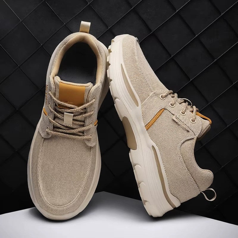 Mason - Round toe sneakers with lace-up closure
