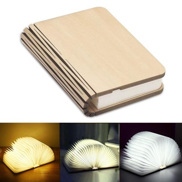 LumiBook - LED lampa ve tvaru knihy s dobíjecí baterií
