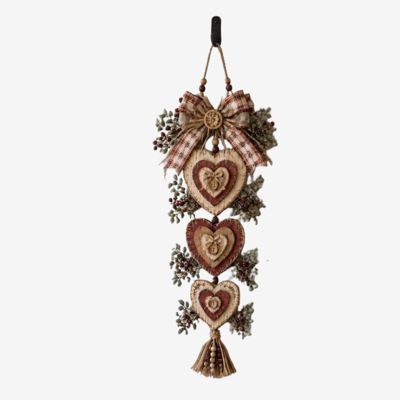 Colgante de pared en forma de corazón Heartbeam - Diseño vintage