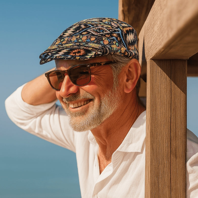 CapEase – Flat Cap with Printed and Adjustable Design