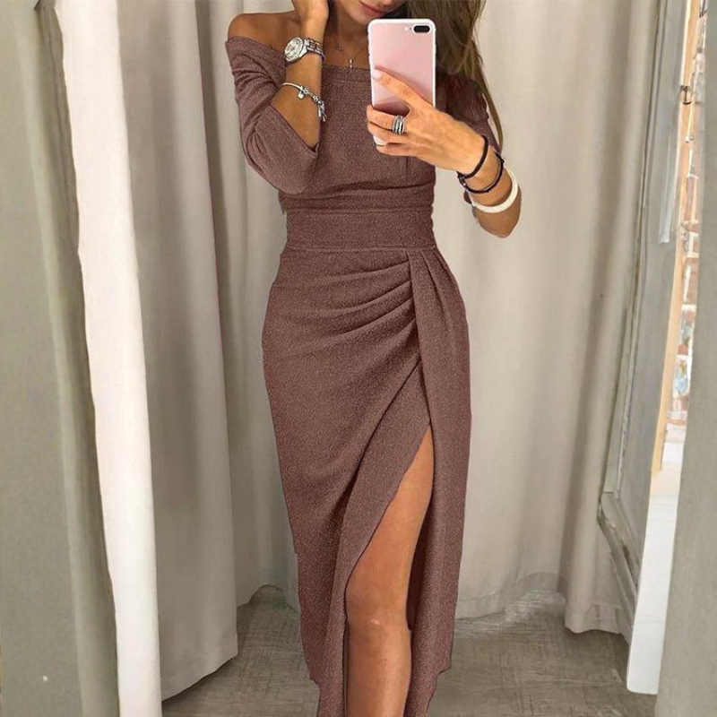 Women’s Off-the-Shoulder Long Sleeve Dress