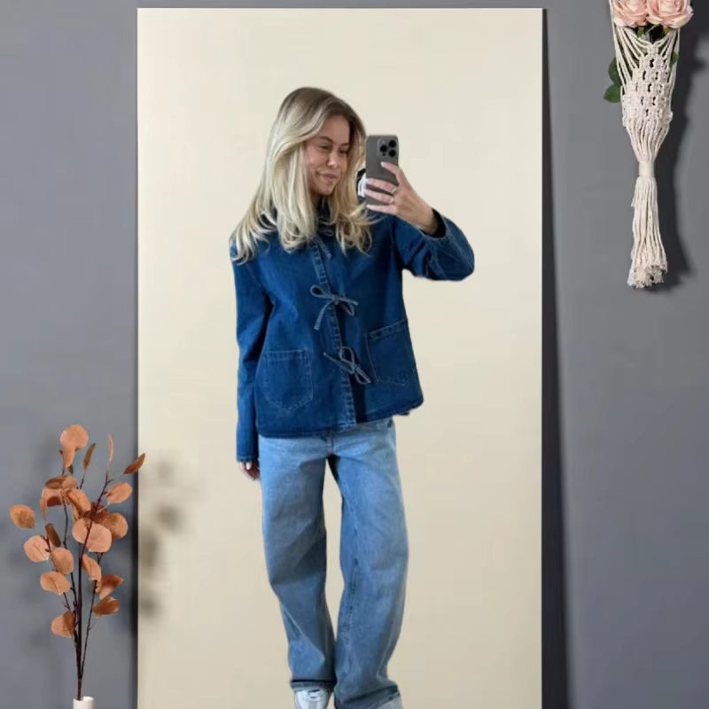 Emily – Giacca a manica lunga con chiusura a laccio e tasche