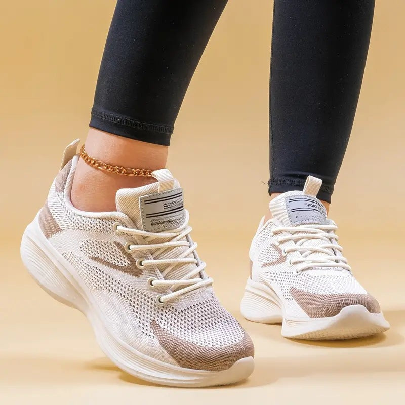 Fenna – Baskets à bout rond lacets et semelle antidérapante