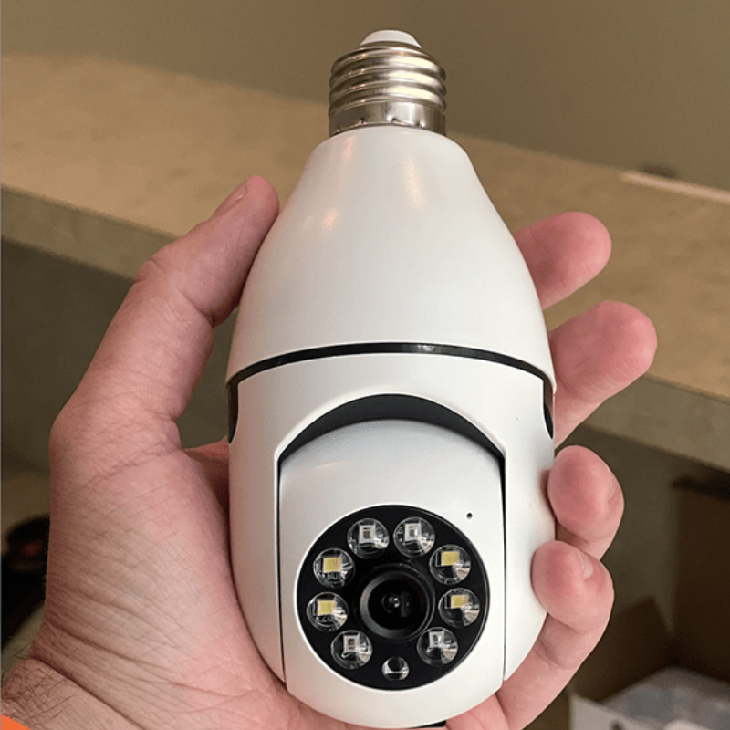 WiFi CCTV Camera with 360° Rotatable View and Night Vision