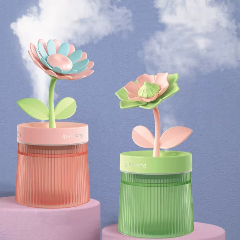 AeroMist – Umidificatore d’aria USB compatto a forma di fiore