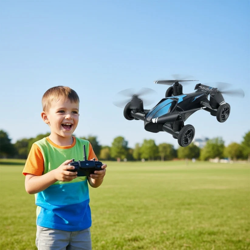 SkyRacer – 2-in-1 op afstand bestuurbaar vliegend en rijdend voertuig