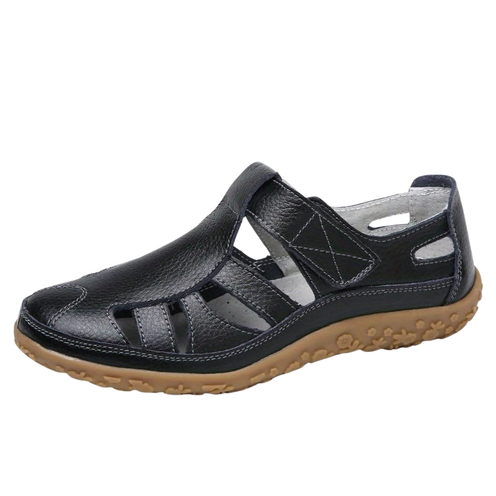 Sarah - Chaussures à bout fermé avec fermeture velcro et ajustement réglable