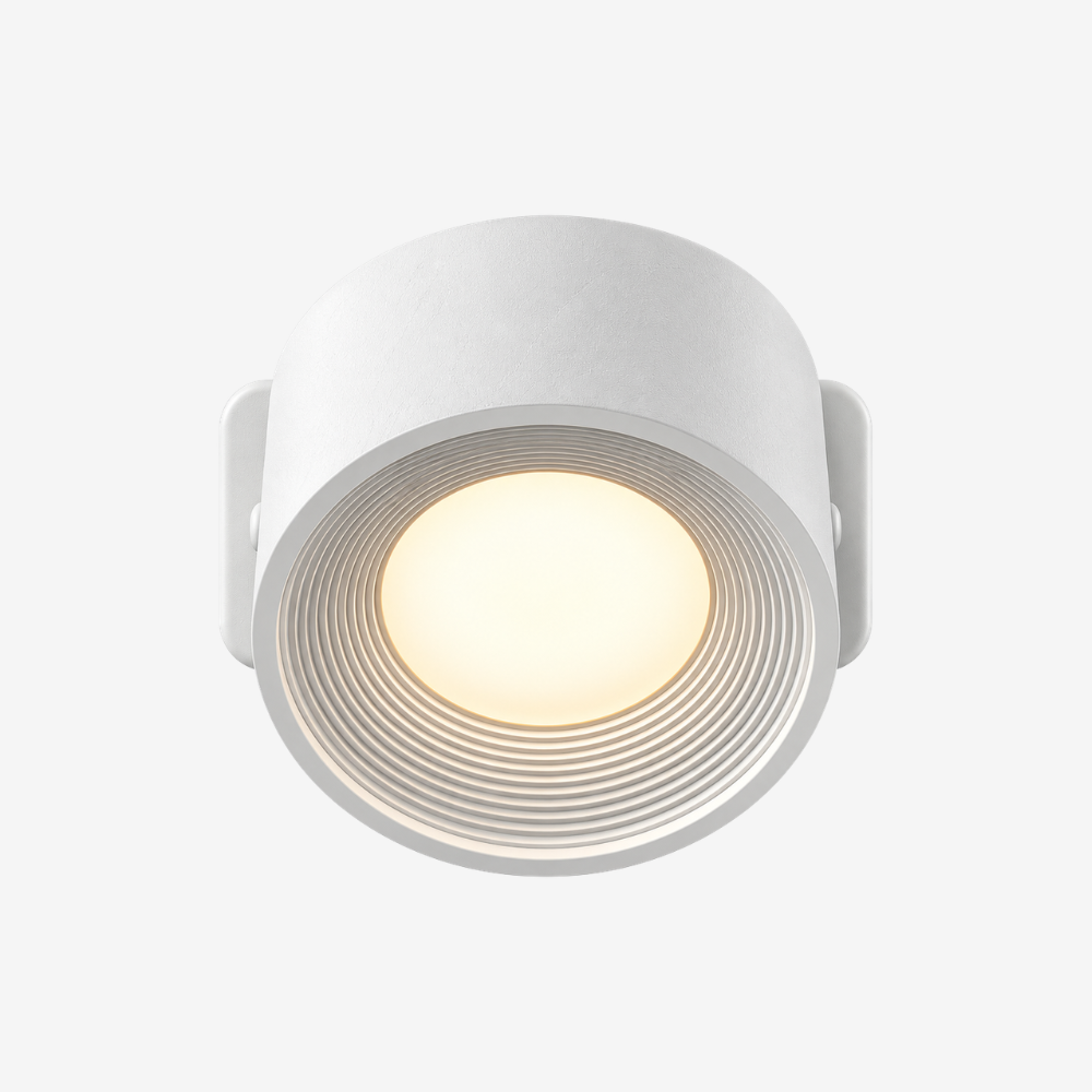 Glowaxis - Lámpara de pared magnética con cabezal giratorio de 360°