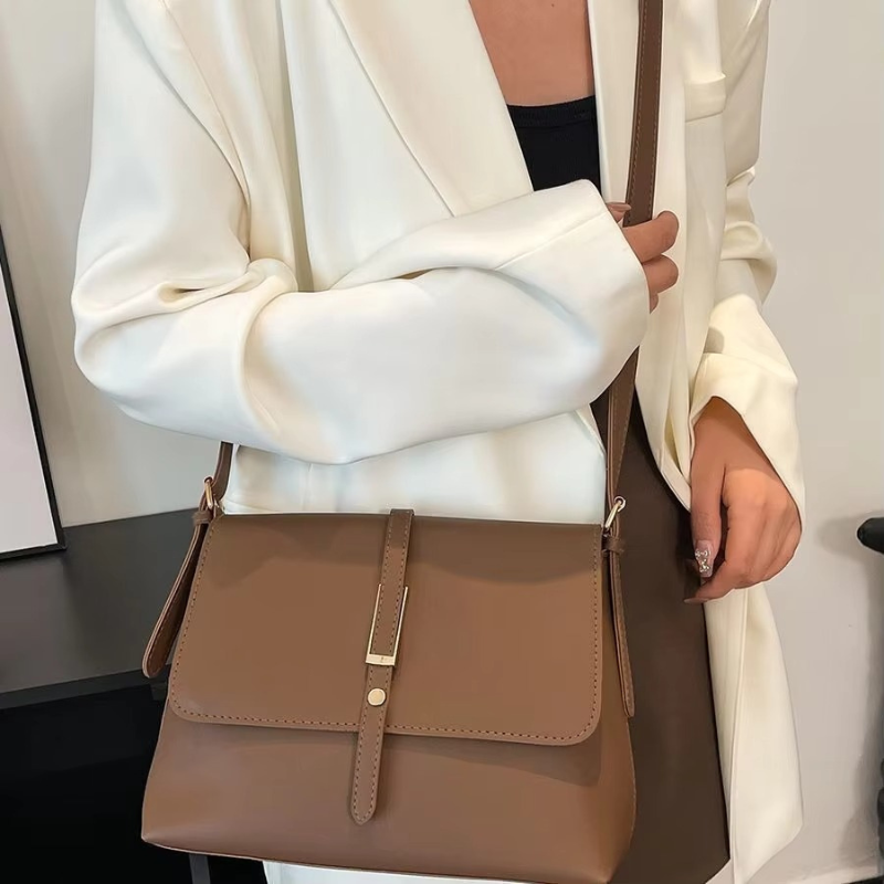 Olive – Sac à bandoulière avec plusieurs compartiments zippés