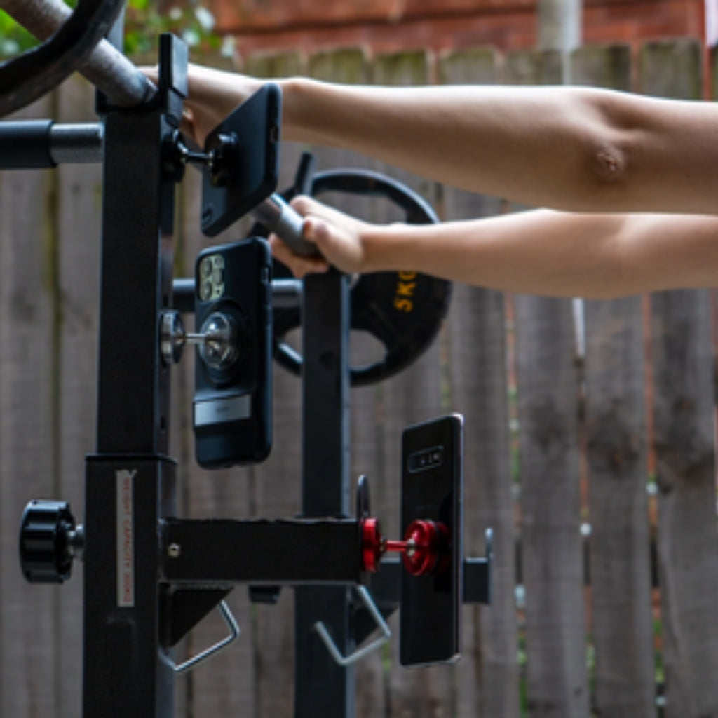FitBuddy - Magnetic Phone Holder with 360° Rotation for Workout, Car, and Home Use