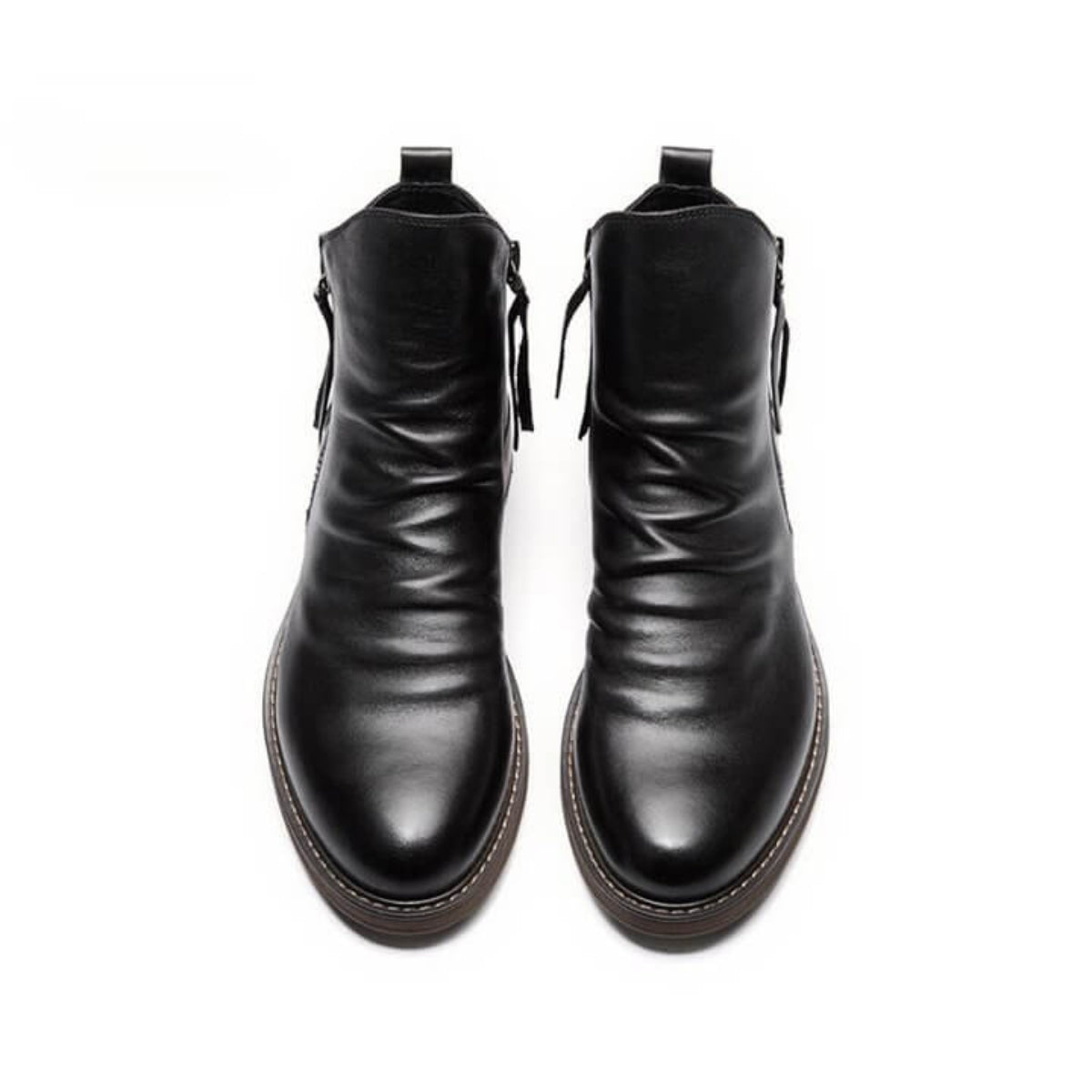 Liam – Bottes modernes avec fermeture éclair latérale et semelle légère