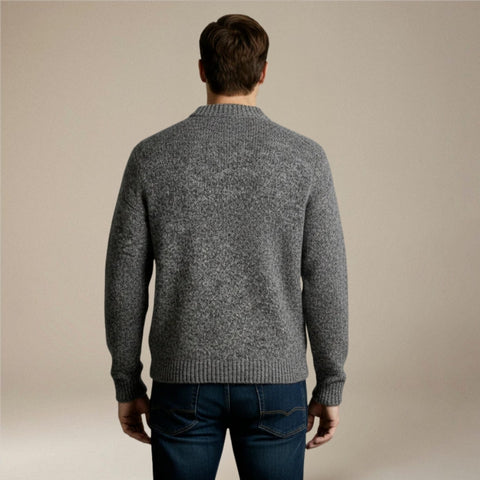 Archie – Slim Fit Long Sleeve Sweater With Round Neck