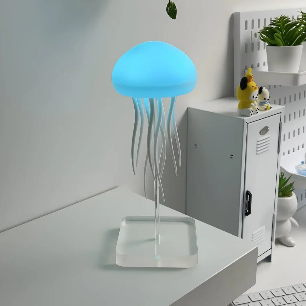 JellyGlow – Lampă captivantă în formă de meduză cu schimbare de culoare, mișcare plutitoare și iluminare ambientală liniștitoare