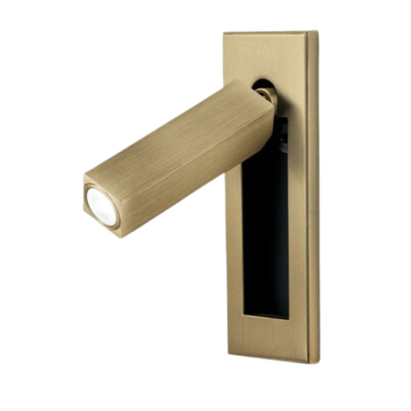 NovaGlow - Lampada da Parete LED Regolabile con Interruttore Estraibile