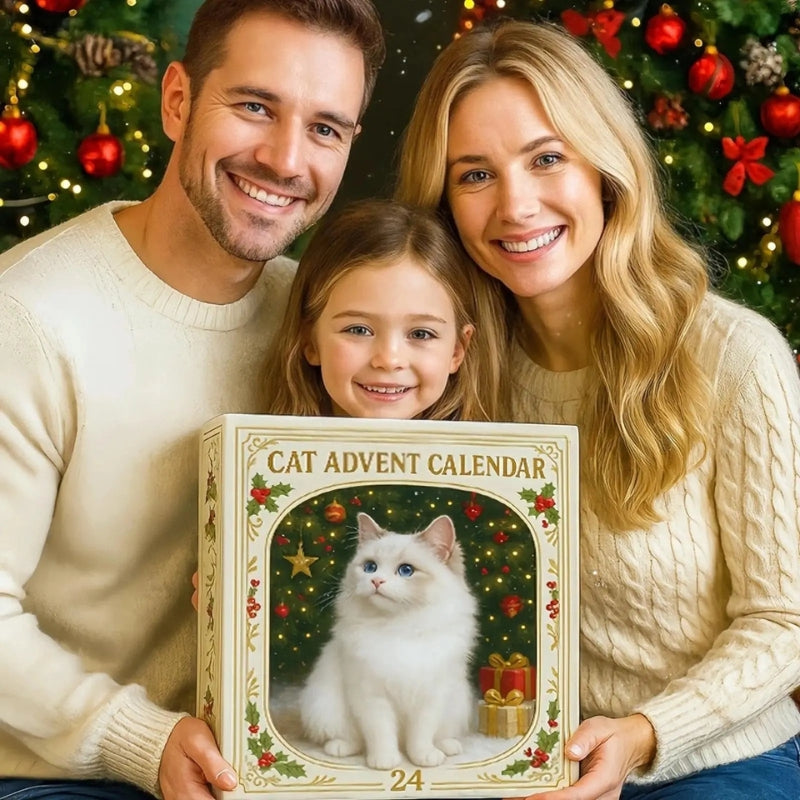 PawJoy – Calendar de Advent cu Jucării pentru Pisici pentru Expunere de Crăciun
