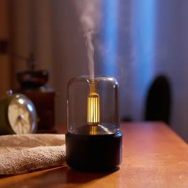 MistLume – Humidificateur d’air 2 en 1 avec lumière LED et commande tactile