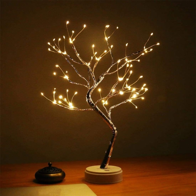 LumaTree – LED Lampka Stołowa USB z Projektem Inspirowanym Drzewem